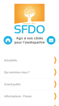 Mobile Screenshot of osteopathe-syndicat.fr